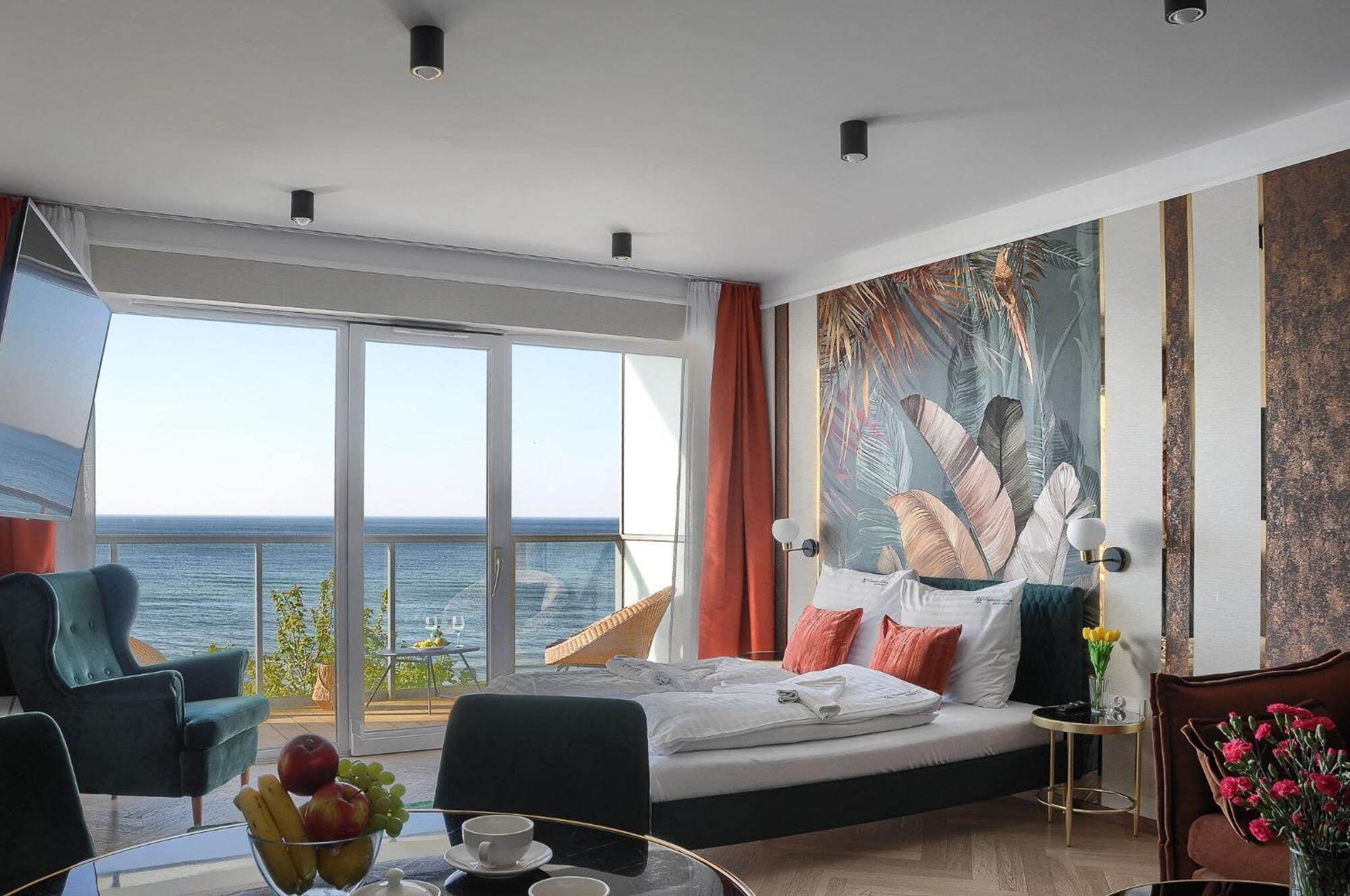 Apartament Z Widokiem Na Morze- Ustronie Apartments Nadmorski Luksus Apartamenty Ustronie Morskie Luaran gambar