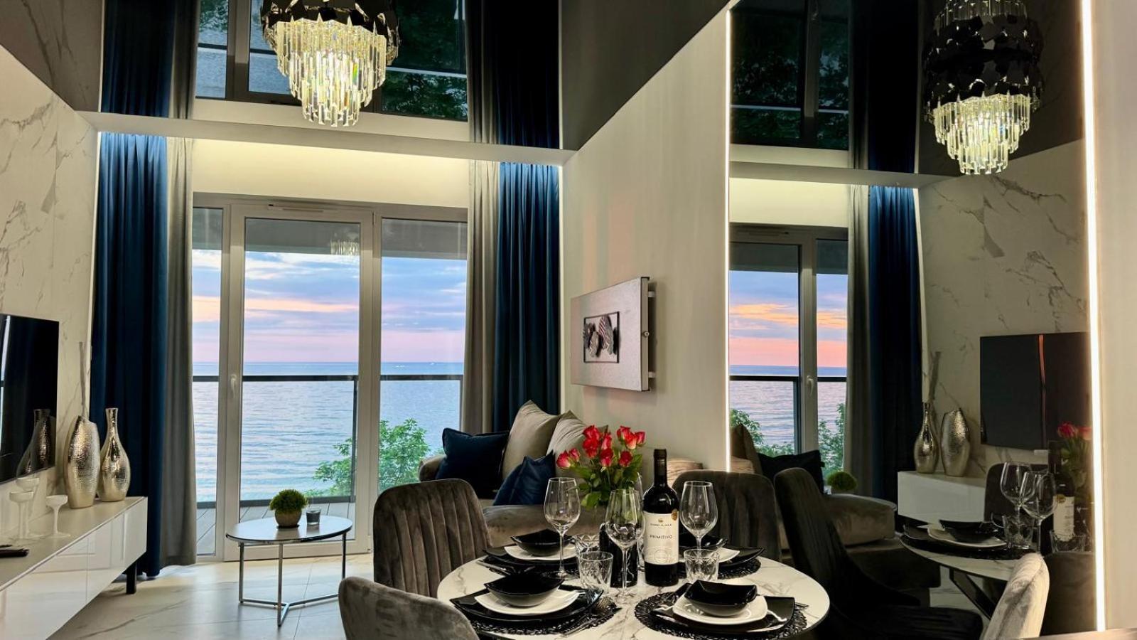 Apartament Z Widokiem Na Morze- Ustronie Apartments Nadmorski Luksus Apartamenty Ustronie Morskie Luaran gambar
